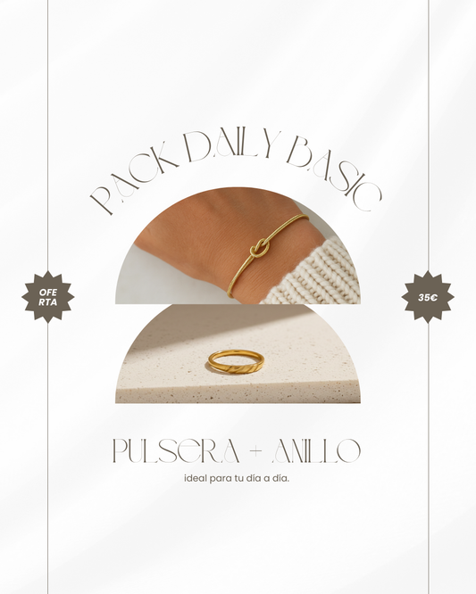 PACK DAILY BASIC I PULSERA + ANILLO